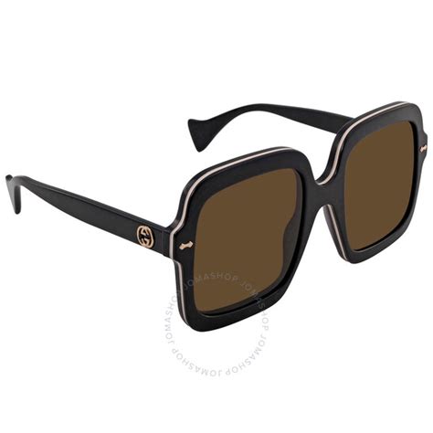 gucci womens sunglasses brown thomas|gucci brown square ladies sunglasses.